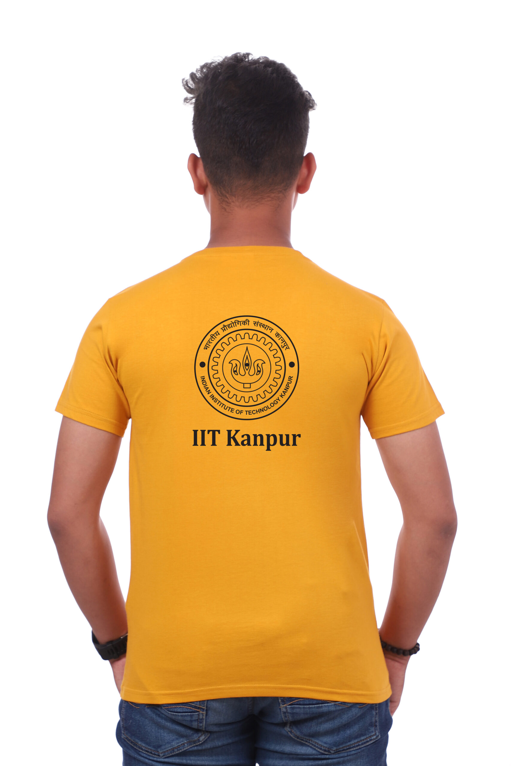 Graphics Quoted T-shirt With IIT Kanpur Logo